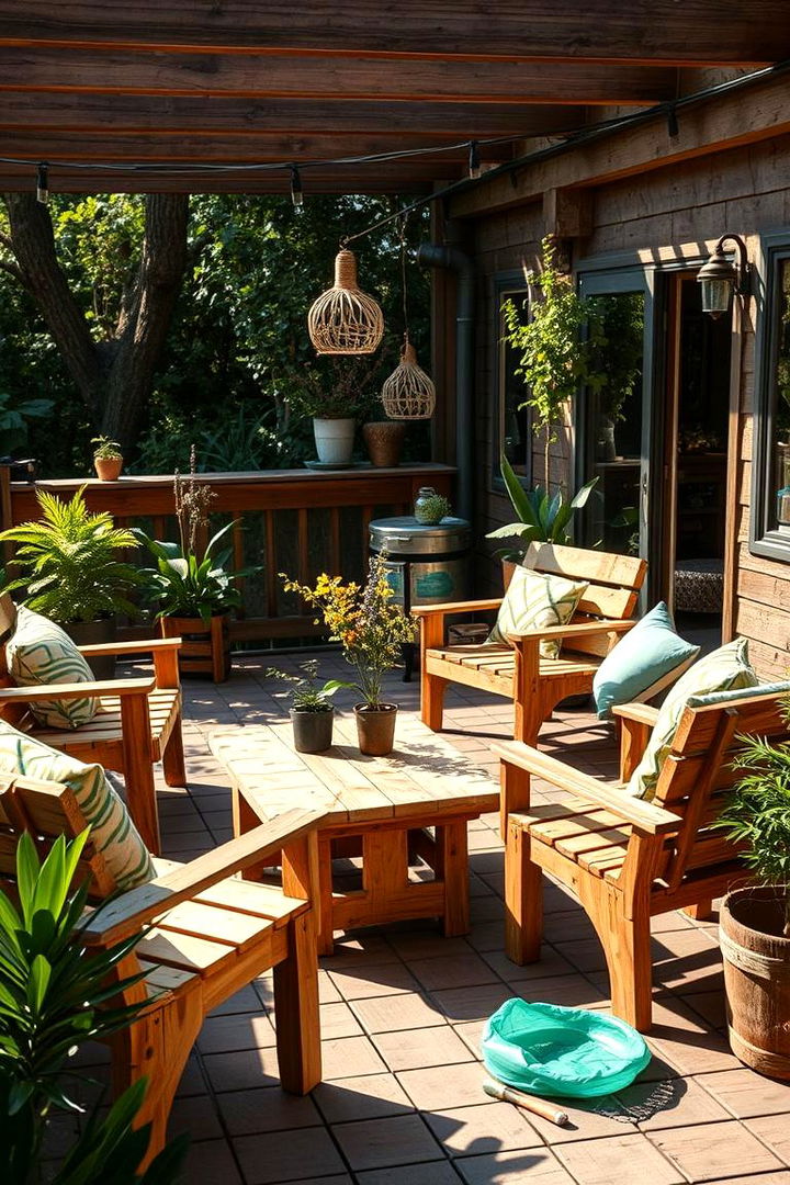 Eco Friendly Recycled Furniture - 22 Deck Furniture Ideas