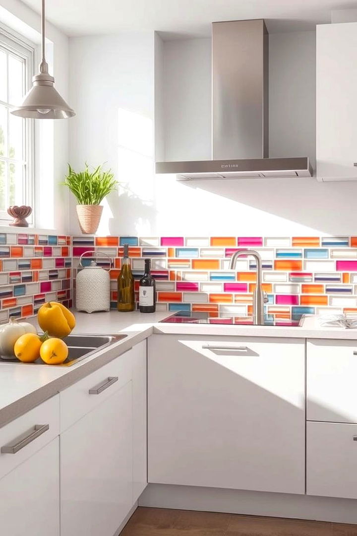 Eco Friendly Recycled Glass - 22 Kitchen Backsplash Ideas