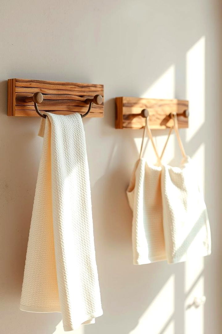 Eco Friendly Recycled Material Towel Holders - 22 Towel Storage Ideas