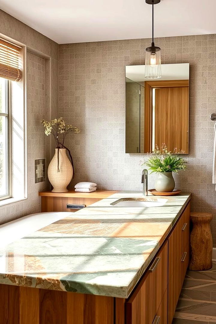 Eco Friendly Recycled Materials - 22 Bathroom Countertop Ideas