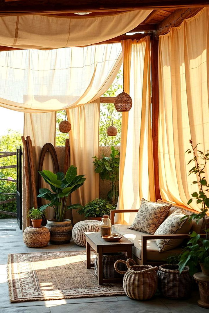 Eco Friendly Recycled Materials - 22 Patio Curtain Ideas