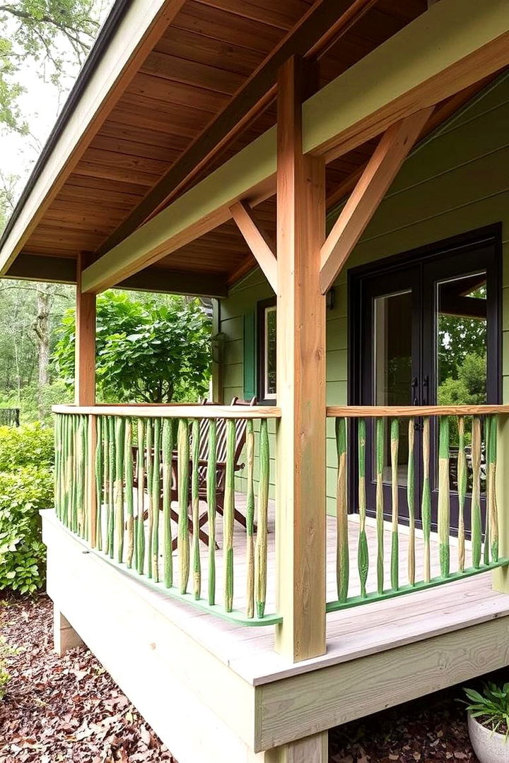 Eco Friendly Recycled Materials - 22 Porch Railing Ideas