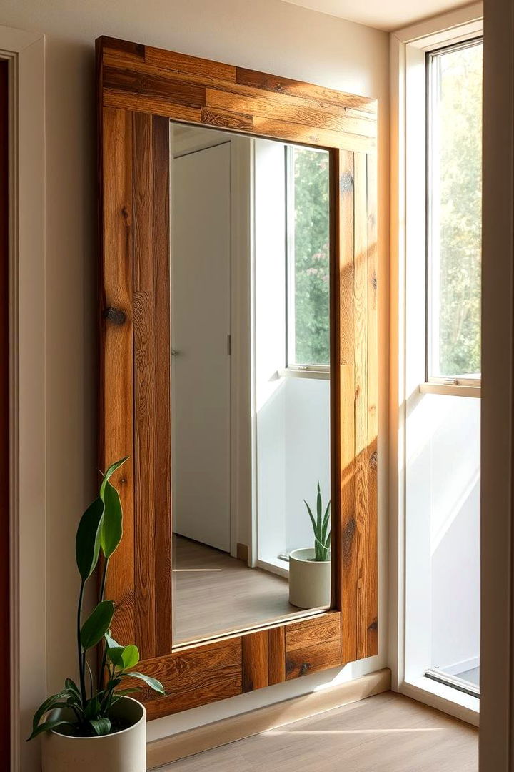 Eco Friendly Recycled Mirror - 22 hallway mirror ideas