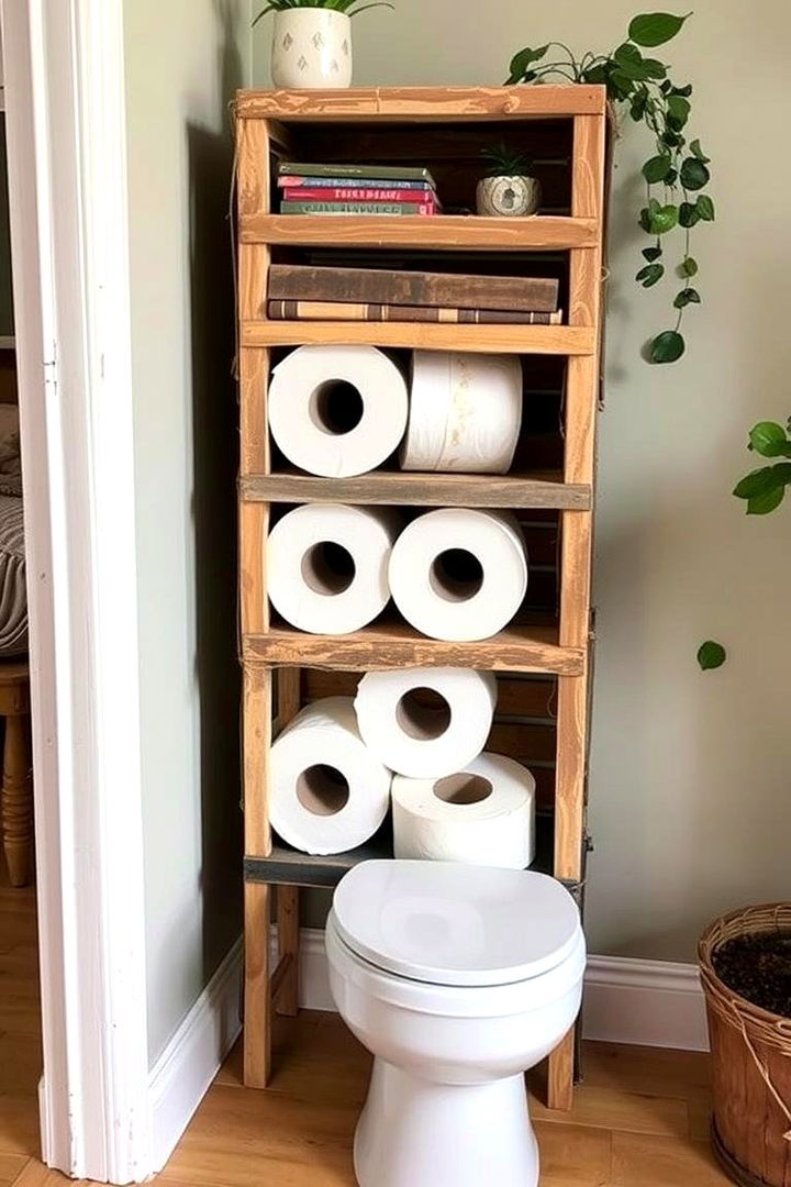 Eco Friendly Recycled Options - 22 Toilet Paper Storage Ideas