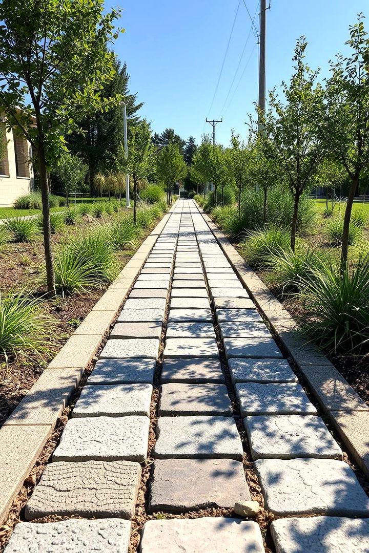 Eco Friendly Recycled Pavers - 22 Concrete Paver Walkway Ideas