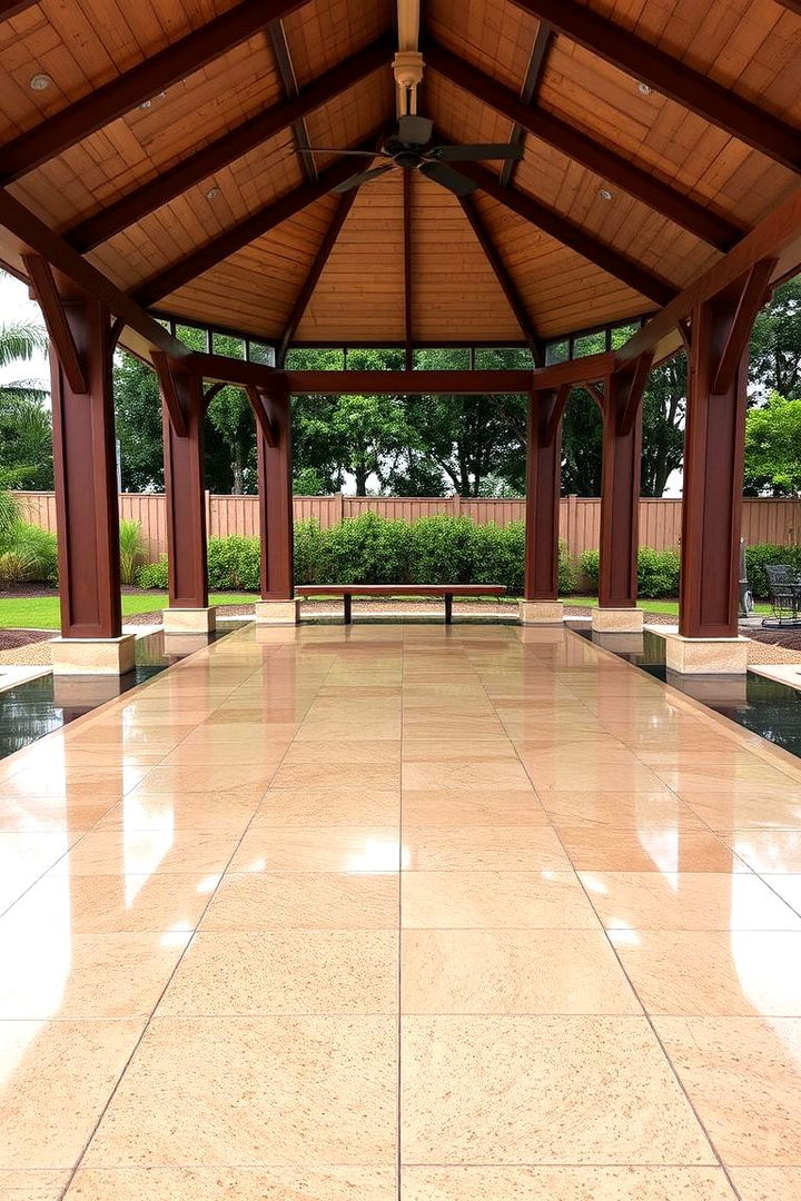 Eco Friendly Resin - 22 Gazebo Floor Ideas