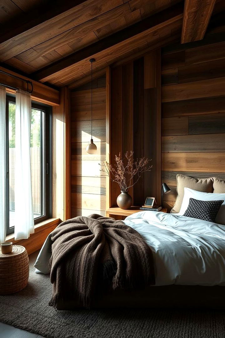 Eco Friendly Retreat with Natural Elements - 22 Black and Brown Bedroom Ideas