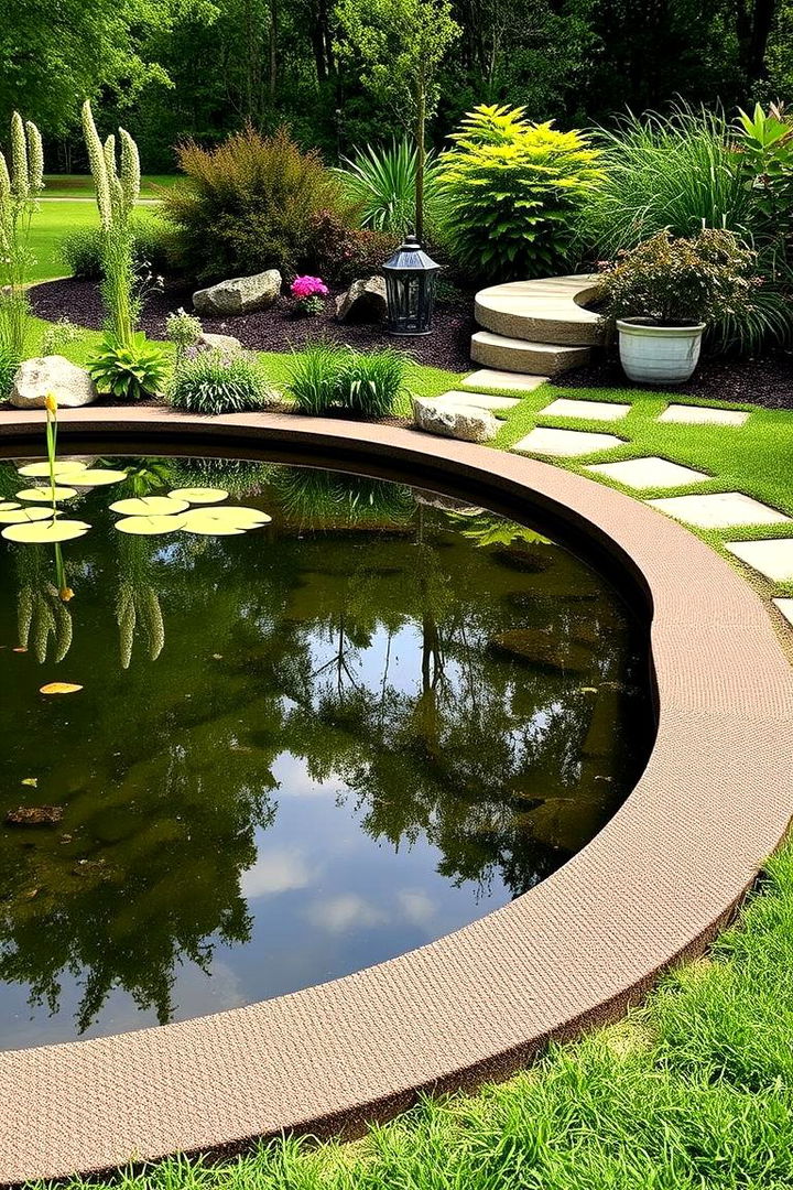 Eco Friendly Rubber Edging - 22 Pond Edging Ideas