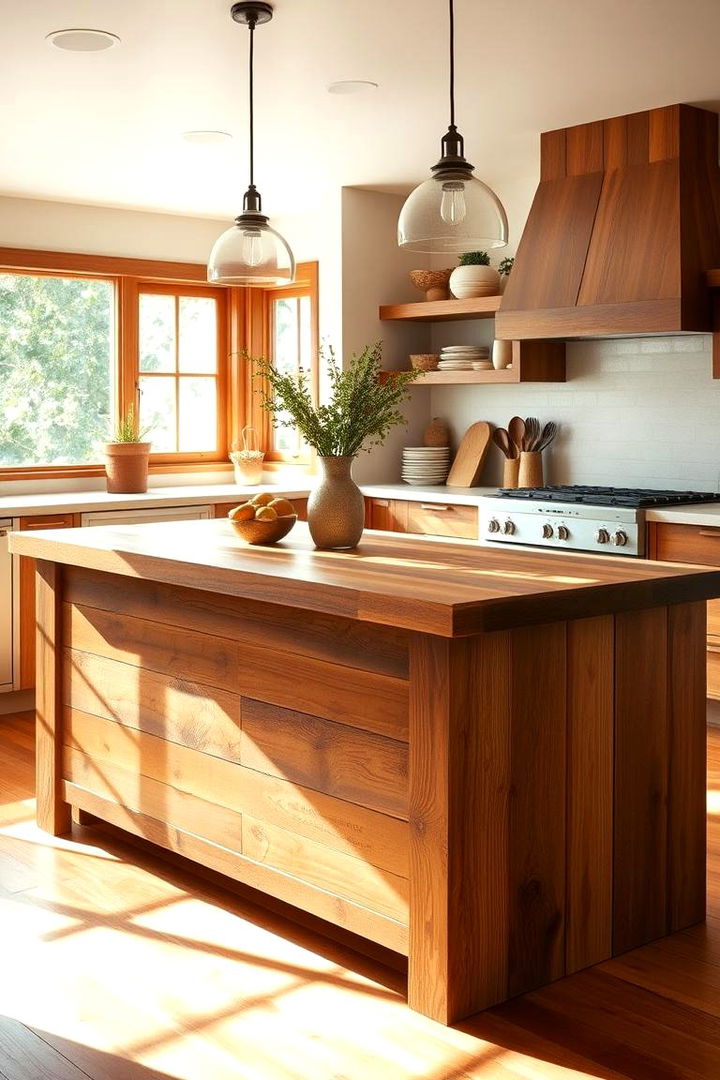 Eco Friendly Rustic Design - 22 Rustic Kitchen Island Ideas