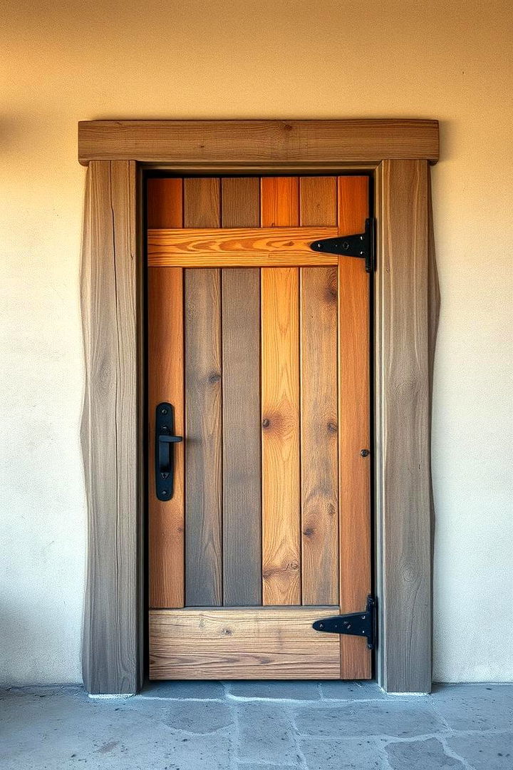 Eco Friendly Rustic Materials - 22 Rustic Front Door Ideas