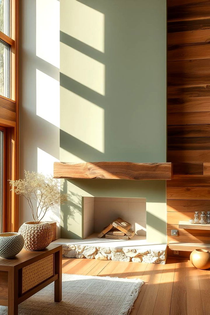 Eco Friendly Sage Green Fireplace Concept - 22 Sage Green Fireplace Ideas