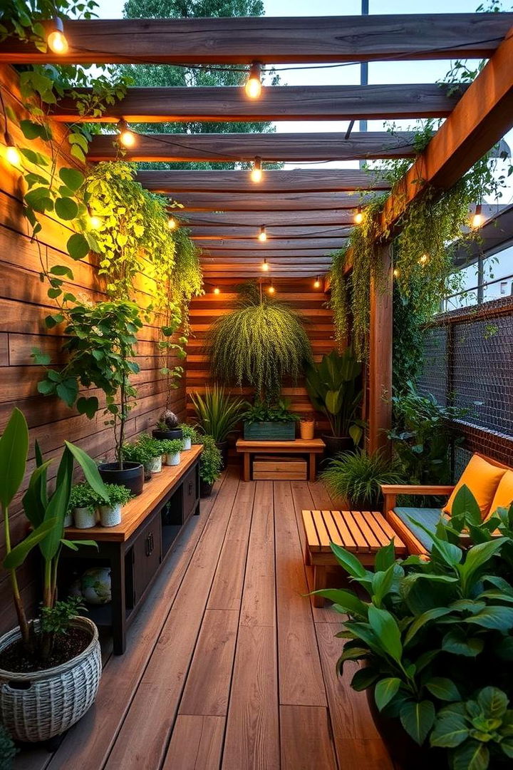 Eco Friendly Sanctuary - 22 Corner Patio Ideas