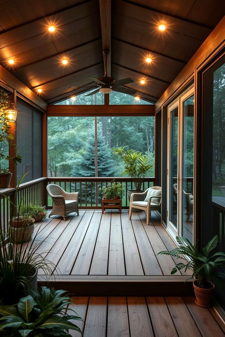 Eco Friendly Screened Sanctuary - 22 Screened-in Deck Ideas