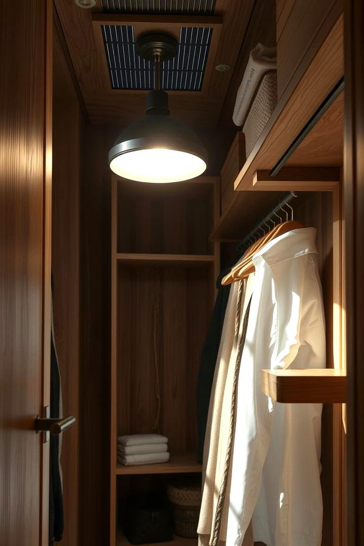Eco Friendly Solar Powered Closet Lights - 22 Closet Lighting Ideas