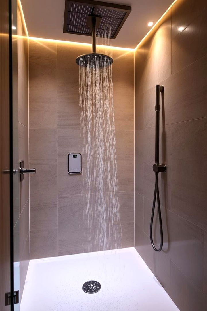 Eco Friendly Solar powered Lights - 22 Shower Lighting Ideas