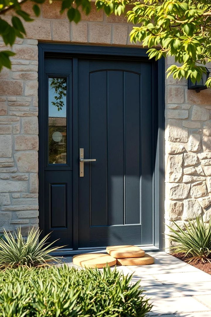 Eco Friendly Solution - 22 Dark Gray Front Door Ideas