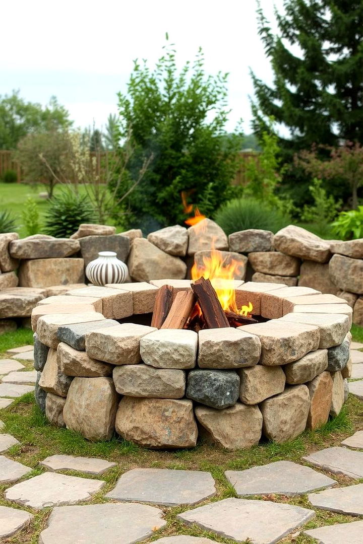 Eco Friendly Stone Fire Pit - 22 Stone Fire Pit Ideas