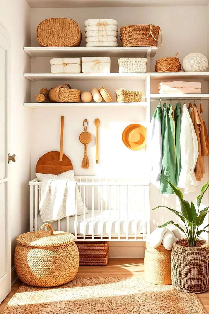 Eco Friendly Storage Solutions - 22 Nursery Closet Ideas
