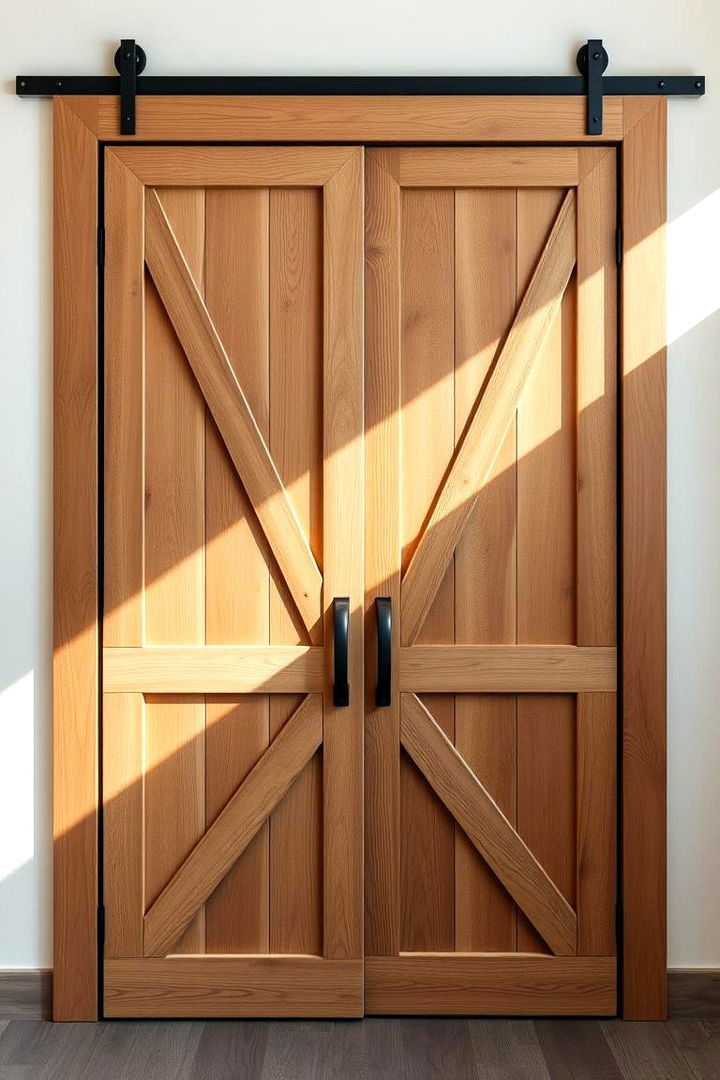Eco Friendly Sustainable Barn Door - 22 Bathroom Barn Door Ideas