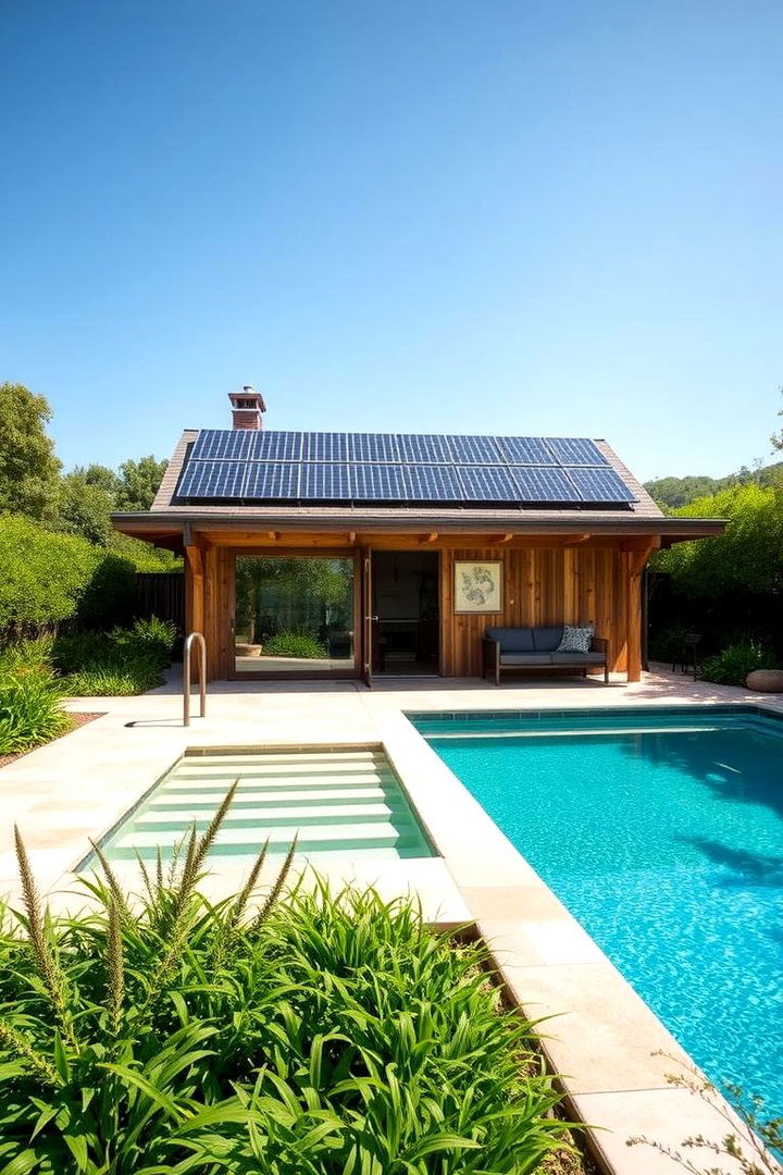 Eco Friendly Sustainable Build - 22 Pool House Ideas