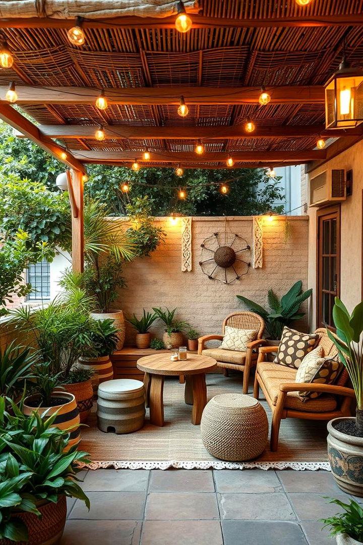 Eco Friendly Sustainable Choices - 22 Boho Patio Ideas