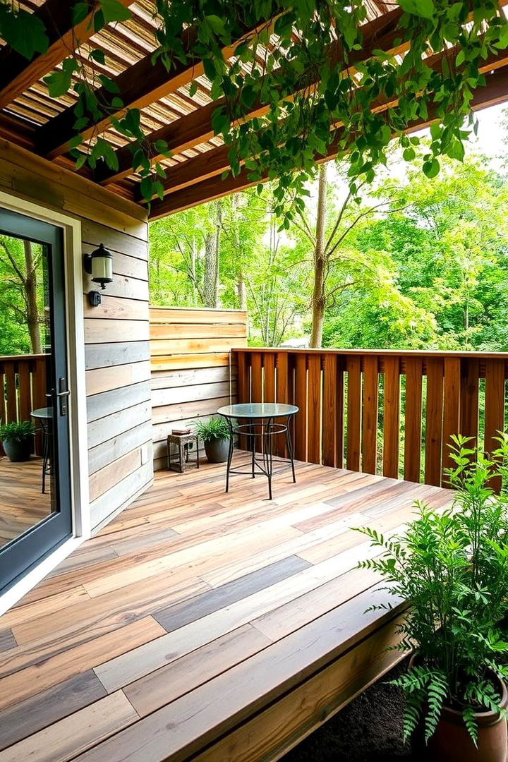 Eco Friendly Sustainable Deck - 22 Platform Deck Ideas