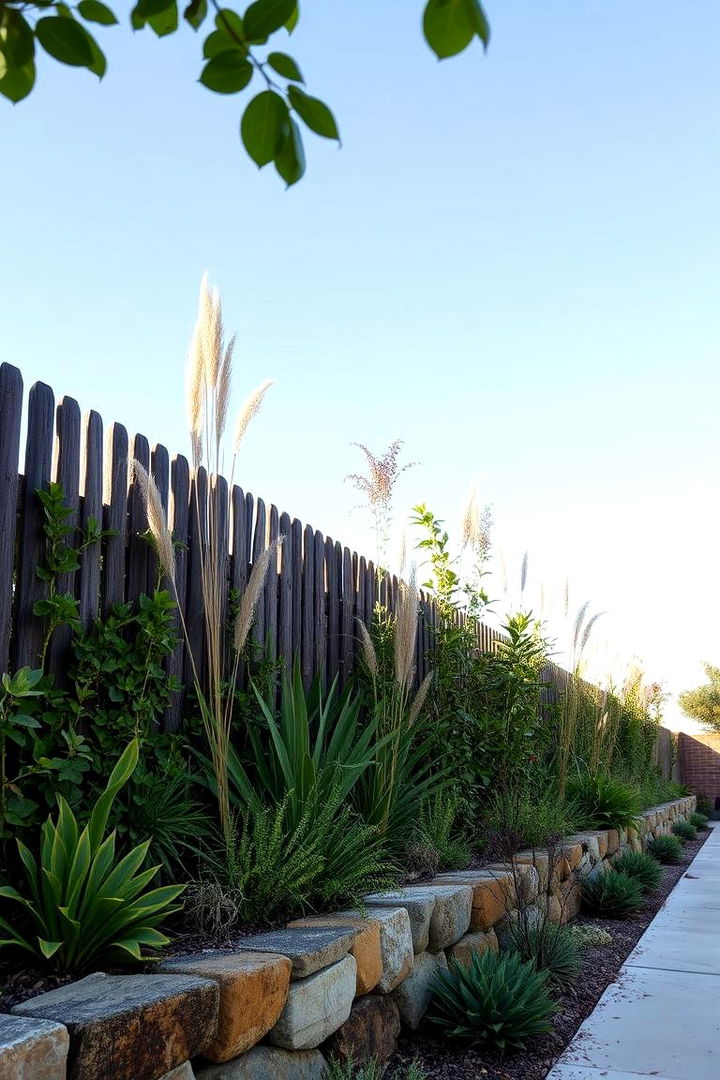 Eco Friendly Sustainable Designs - 22 Simple Fence Line Landscaping Ideas