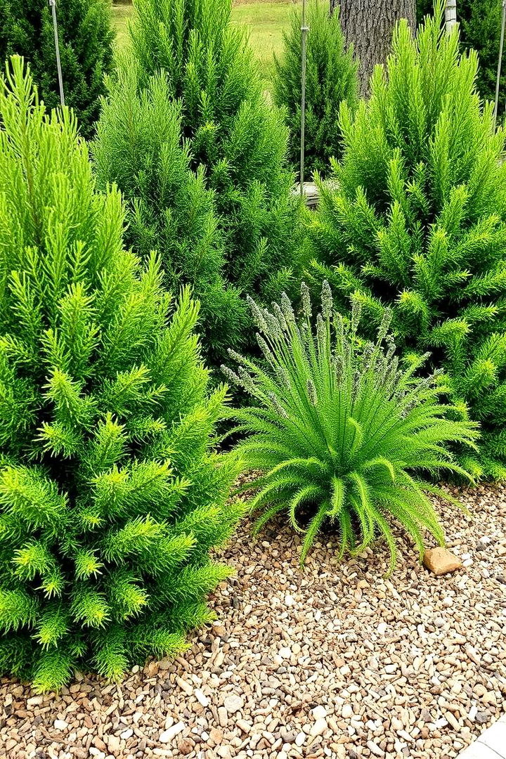 Eco Friendly Sustainable Evergreen Designs - 22 Front Yard Evergreen Landscaping Ideas