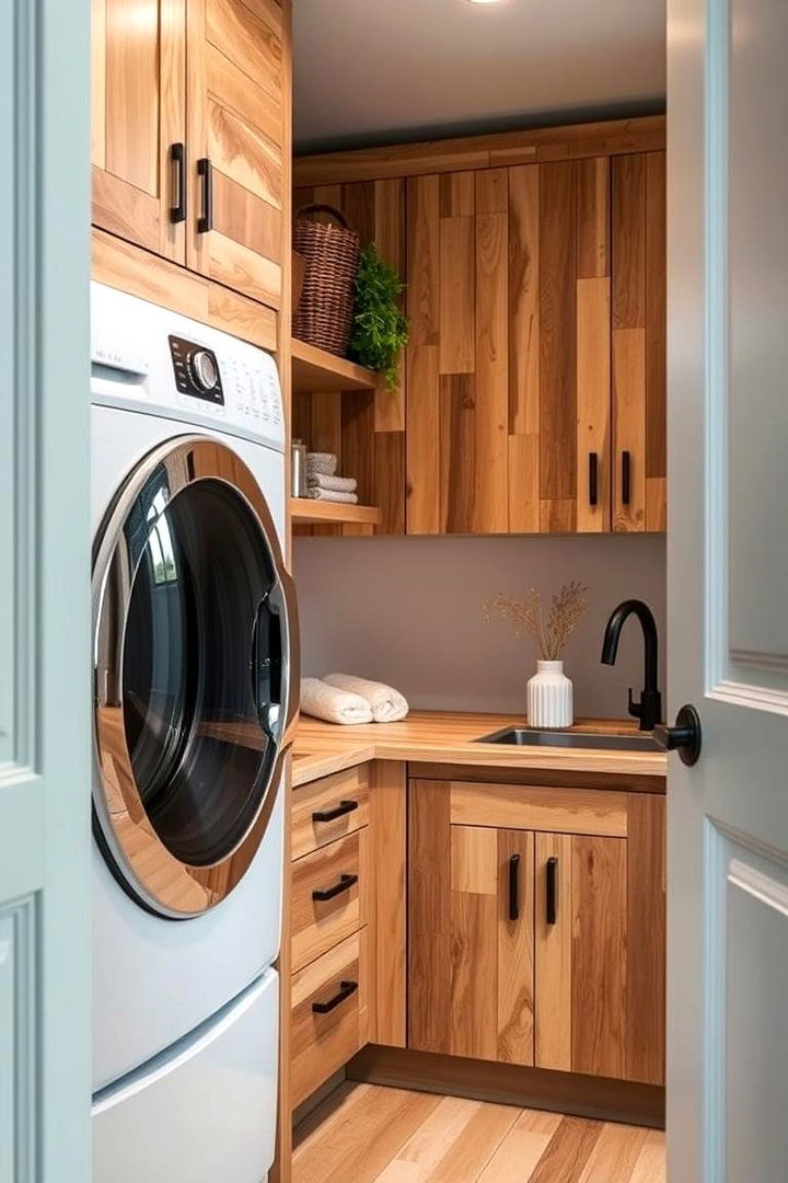 Eco Friendly Sustainable Materials - 22 Laundry Room Cabinet Ideas