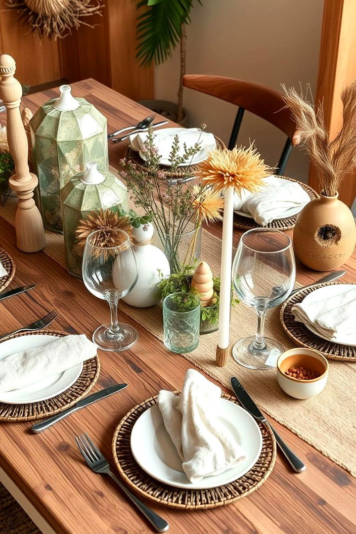 Eco Friendly Table Decor - 22 Thanksgiving Table Settings