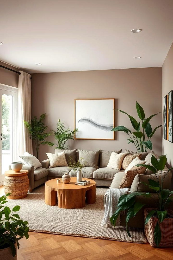 Eco Friendly Taupe Living Room - 22 Taupe Living Room Ideas