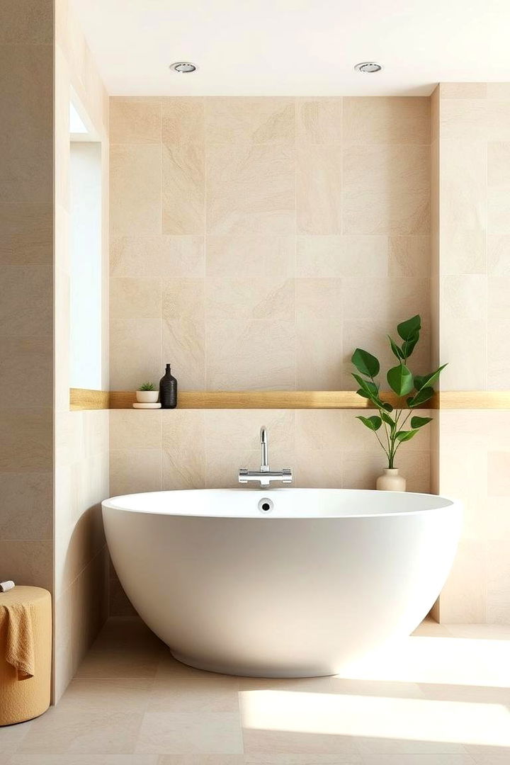 Eco Friendly Tile Selection - 22 Half-wall Tile Bathroom Ideas