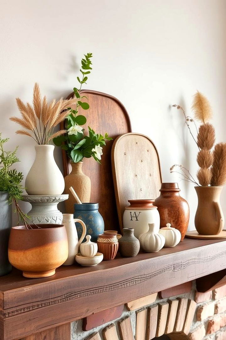 Eco Friendly Touches - 22 Spring Mantel Decor Ideas