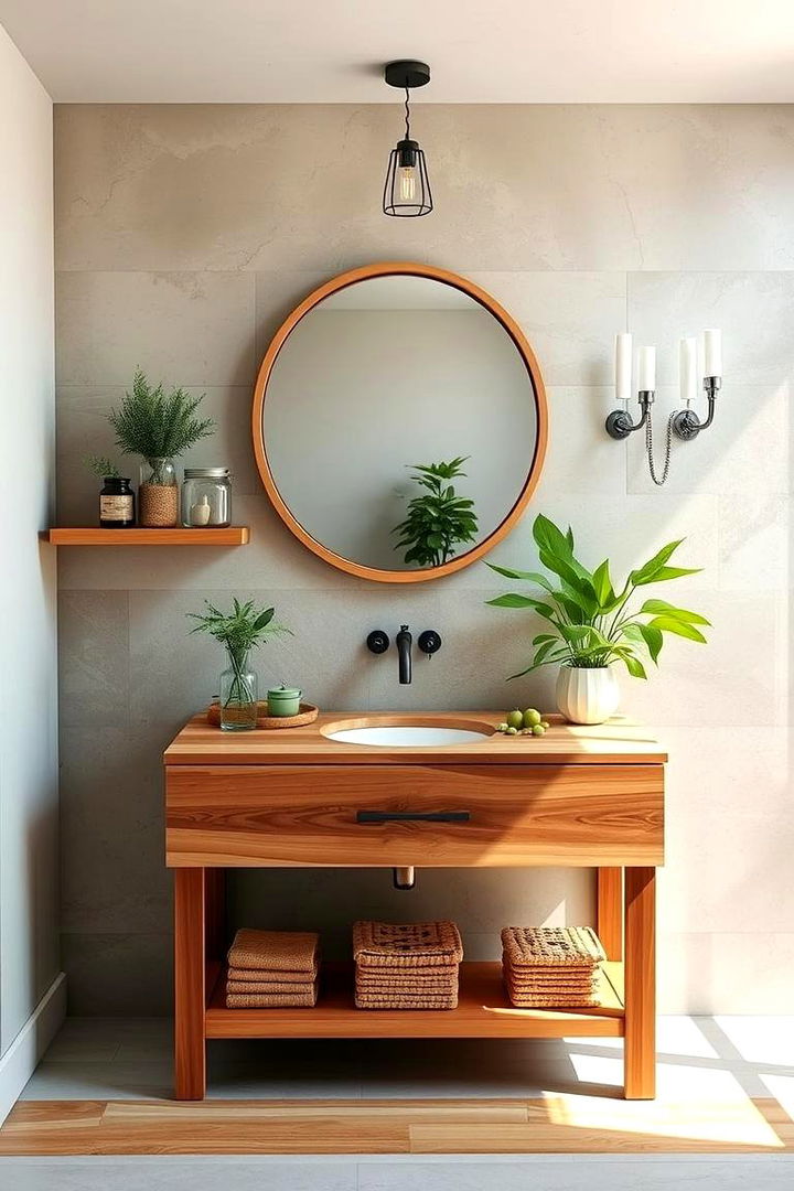 Eco Friendly Vanity - 22 Small Bathroom Vanity Ideas