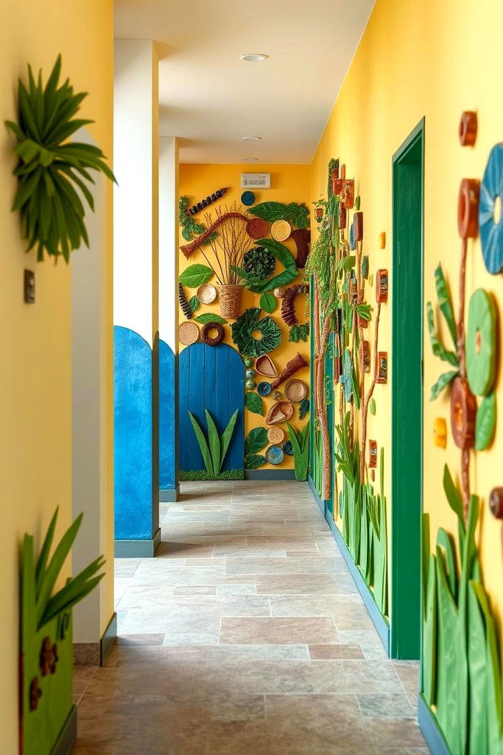 Eco Friendly Wall Art Displays - 22 Green Hallway Ideas