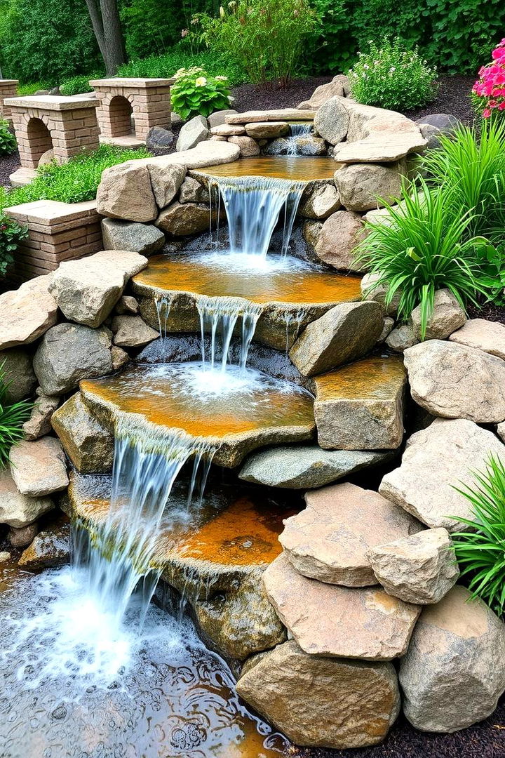 Eco Friendly Water Feature - 22 Pondless Waterfall Design Ideas
