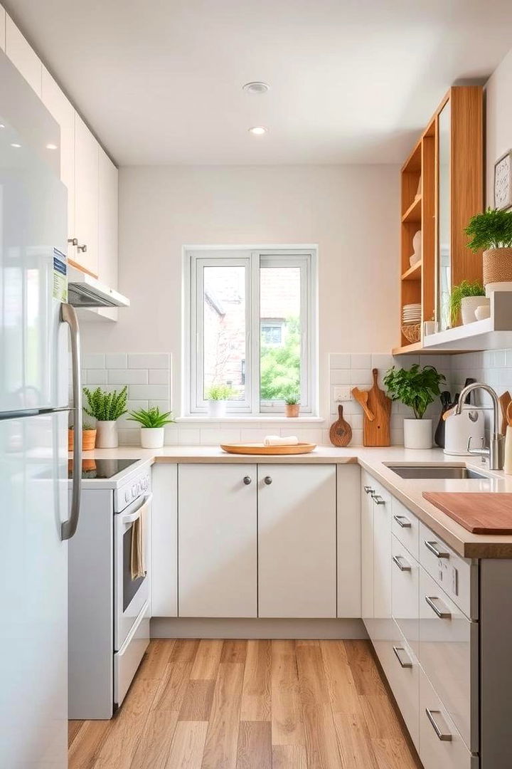 Eco Friendly White Kitchen Design - 22 Kitchen With White Appliances Ideas