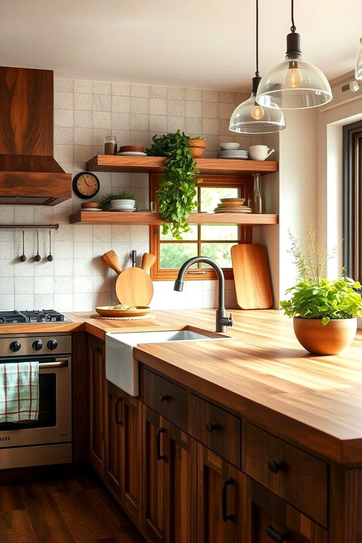 Eco Friendly and Sustainable Craft - 22 Kitchens With Butcher Block Countertops