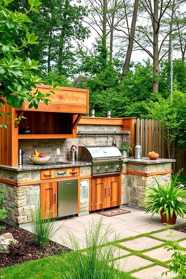 Eco Friendly and Sustainable Design - 22 Small Outdoor Kitchen Ideas