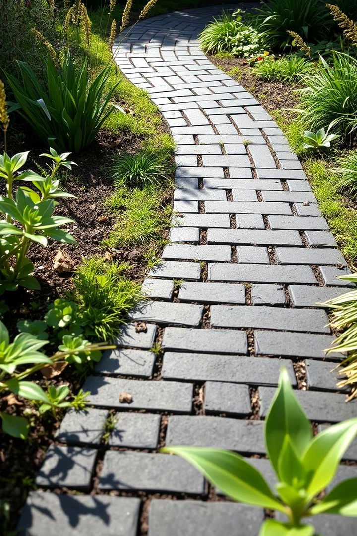 Eco Friendly and Sustainable Options - 22 Black Brick Walkway Ideas