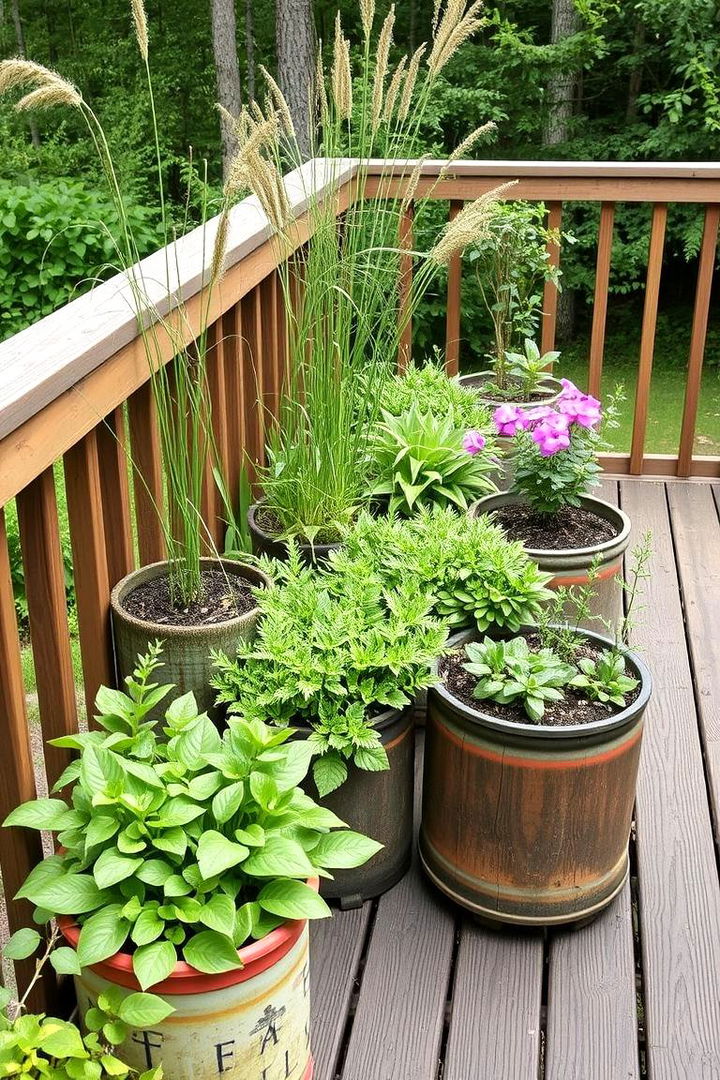 Eco Garden Installations - 22 Deck Decorating Ideas With Plant