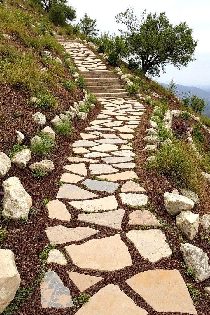 Eco Terrain Stone Paving - 22 hillside landscaping ideas