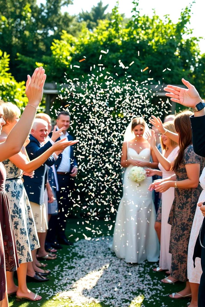 Eco friendly Confetti - 22 Wedding Send-off Ideas