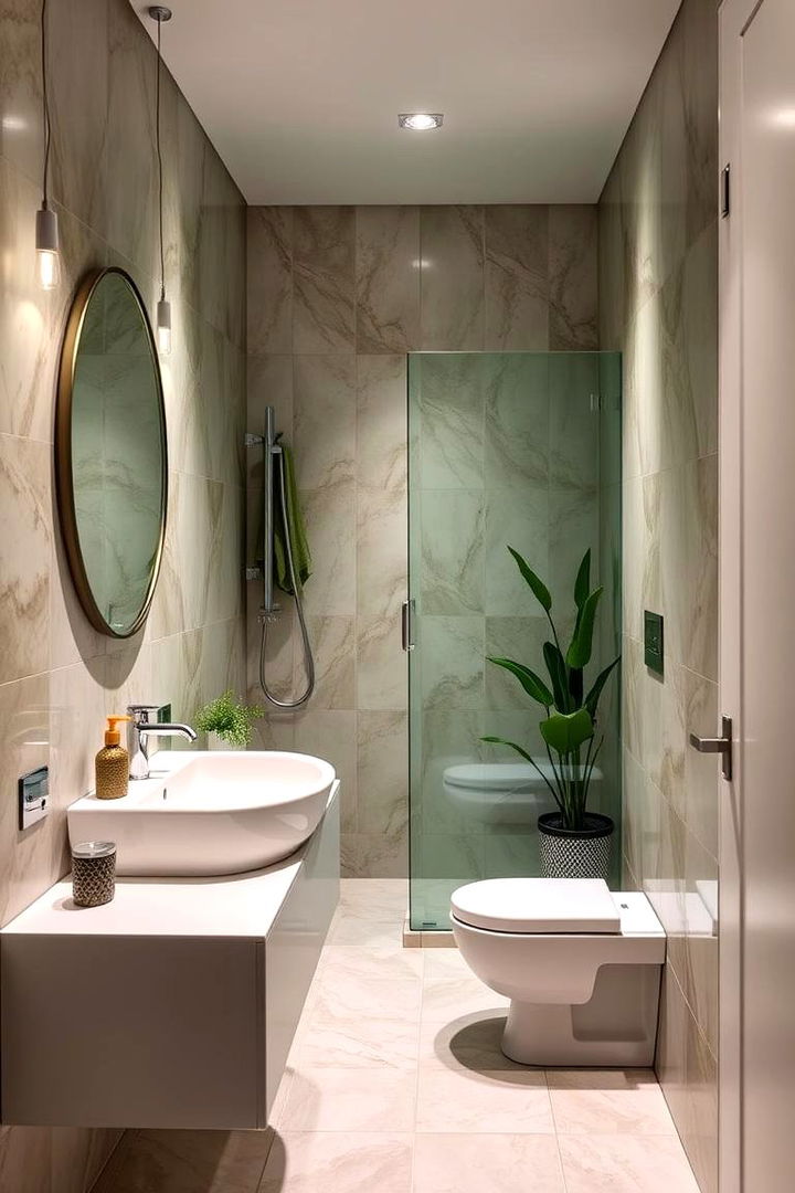 Eco friendly Fixture Options - 22 Hallway Bathroom Ideas