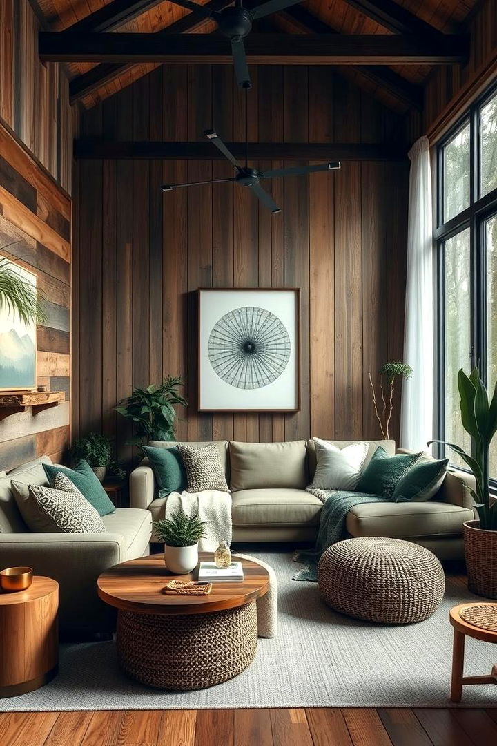 Eco friendly Furnishings - 22 Forest Green Living Room Ideas