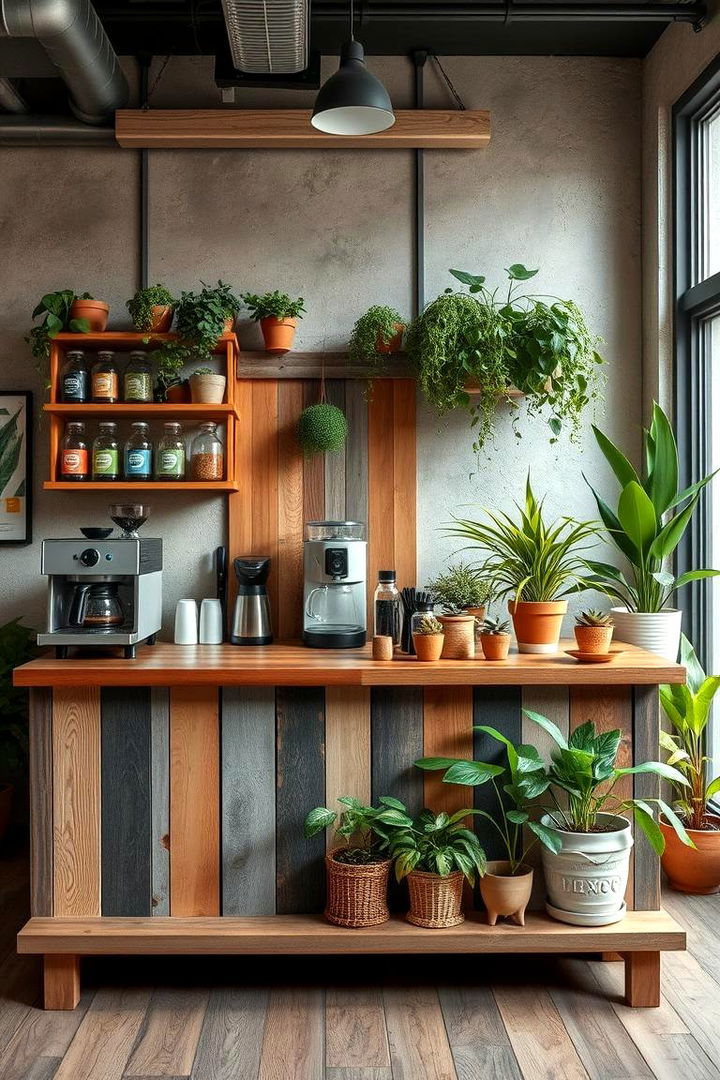 Eco friendly Green Station - 22 Coffee Station Ideas