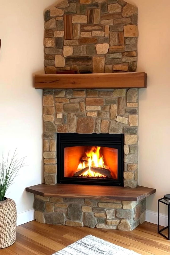 Eco friendly Materials Corner Gas Fireplace - 22 Corner Gas Fireplace Ideas