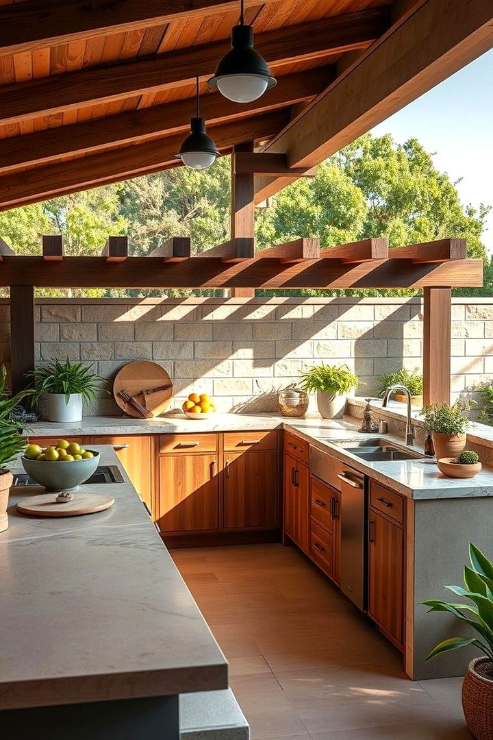 Eco friendly Options - 22 Outdoor Kitchen Countertop Ideas