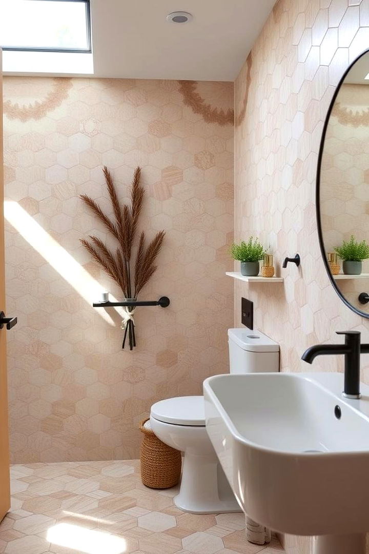 Eco friendly Options - 22 Hexagon Tiles Ideas for Bathrooms