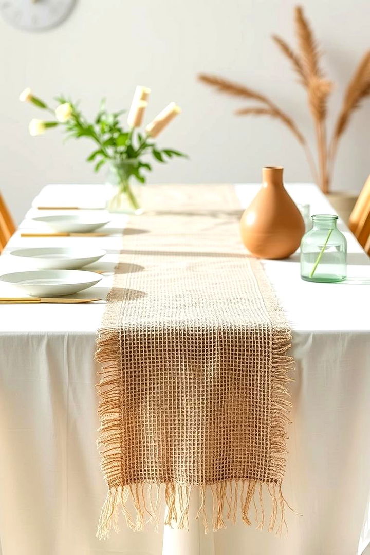 Eco friendly Organic Table Runners - 22 Table Runner Ideas
